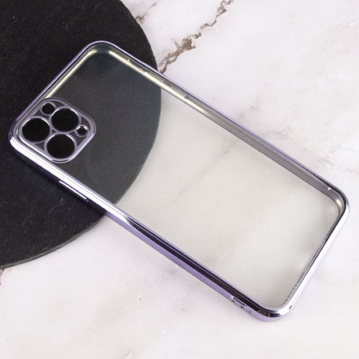 Прозрачный силиконовый чехол глянцевая окантовка Full Camera для iPhone 11 Pro Max (6.5")