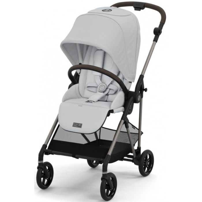 Коляска Cybex Melio Fog Grey (с бампером)