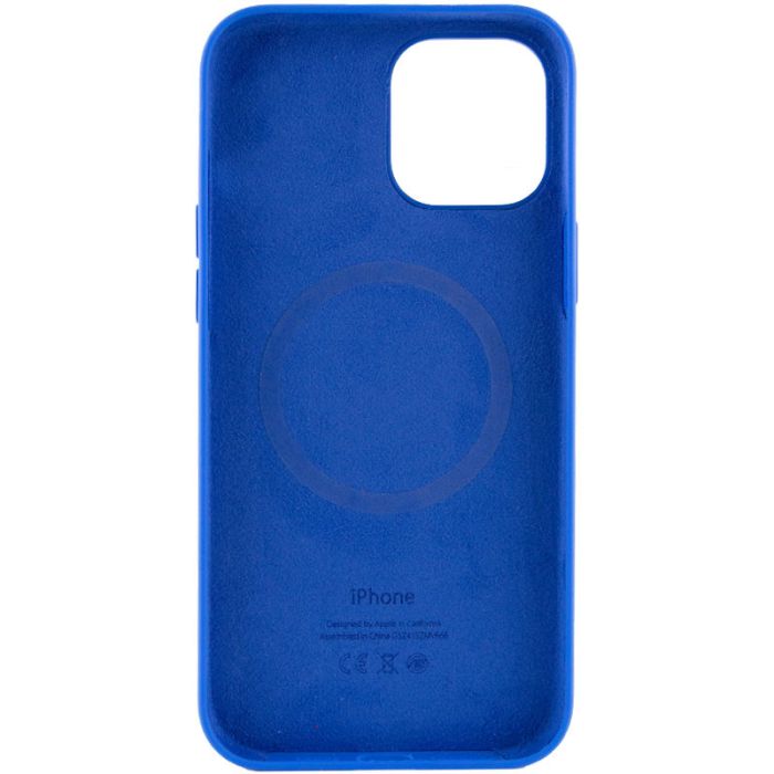 Чохол Silicone case (AAA) full with Magsafe and Animation для Apple iPhone 12 Pro Max (6.7")