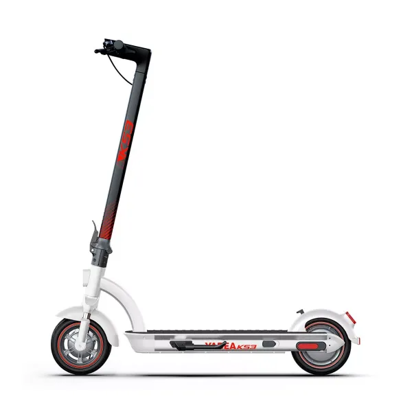 Самокат акумуляторний YADEA KS3 біло-чорно-червоний, 500Вт
