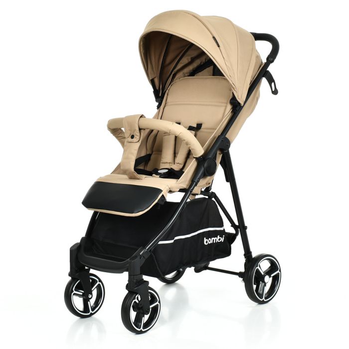 Коляска детская прогулочная BAMBI (M 4249-2 Beige Matt) бежевый