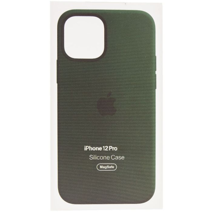 Чохол Silicone case (AAA) full with Magsafe and Animation для Apple iPhone 12 Pro / 12 (6.1")