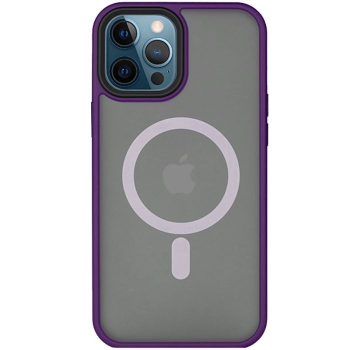TPU+PC чехол Metal Buttons with MagSafe для Apple iPhone 14 Pro Max (6.7")
