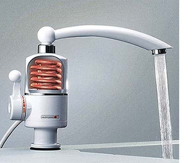 Нагреватель воды кран внутри